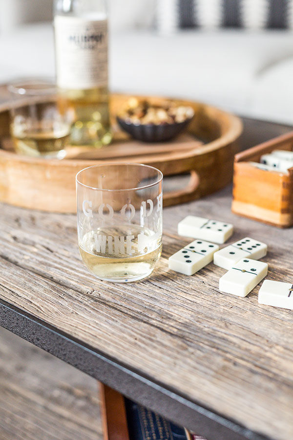 DIY wine glass