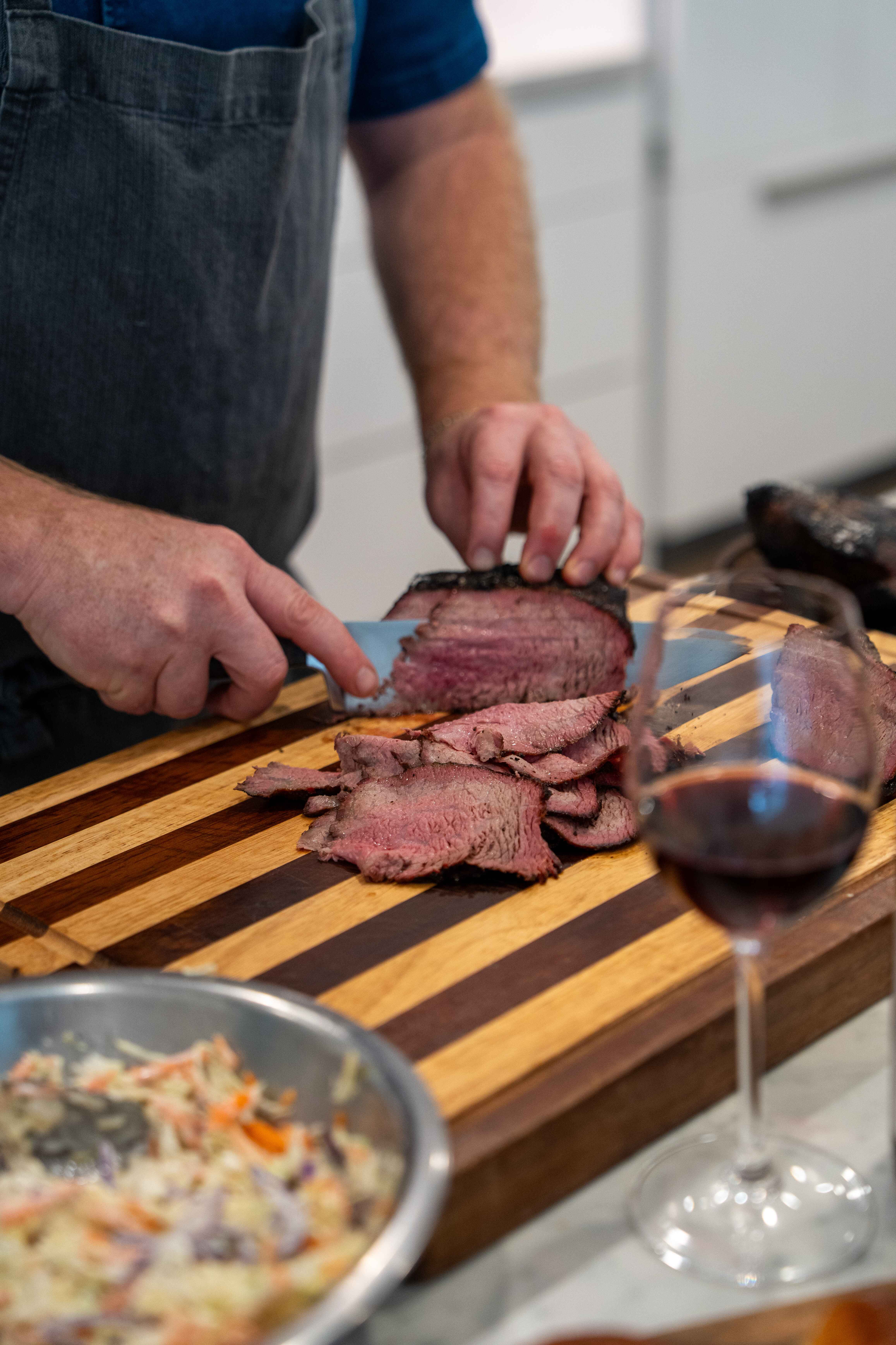 Slicing Tri-Tip
