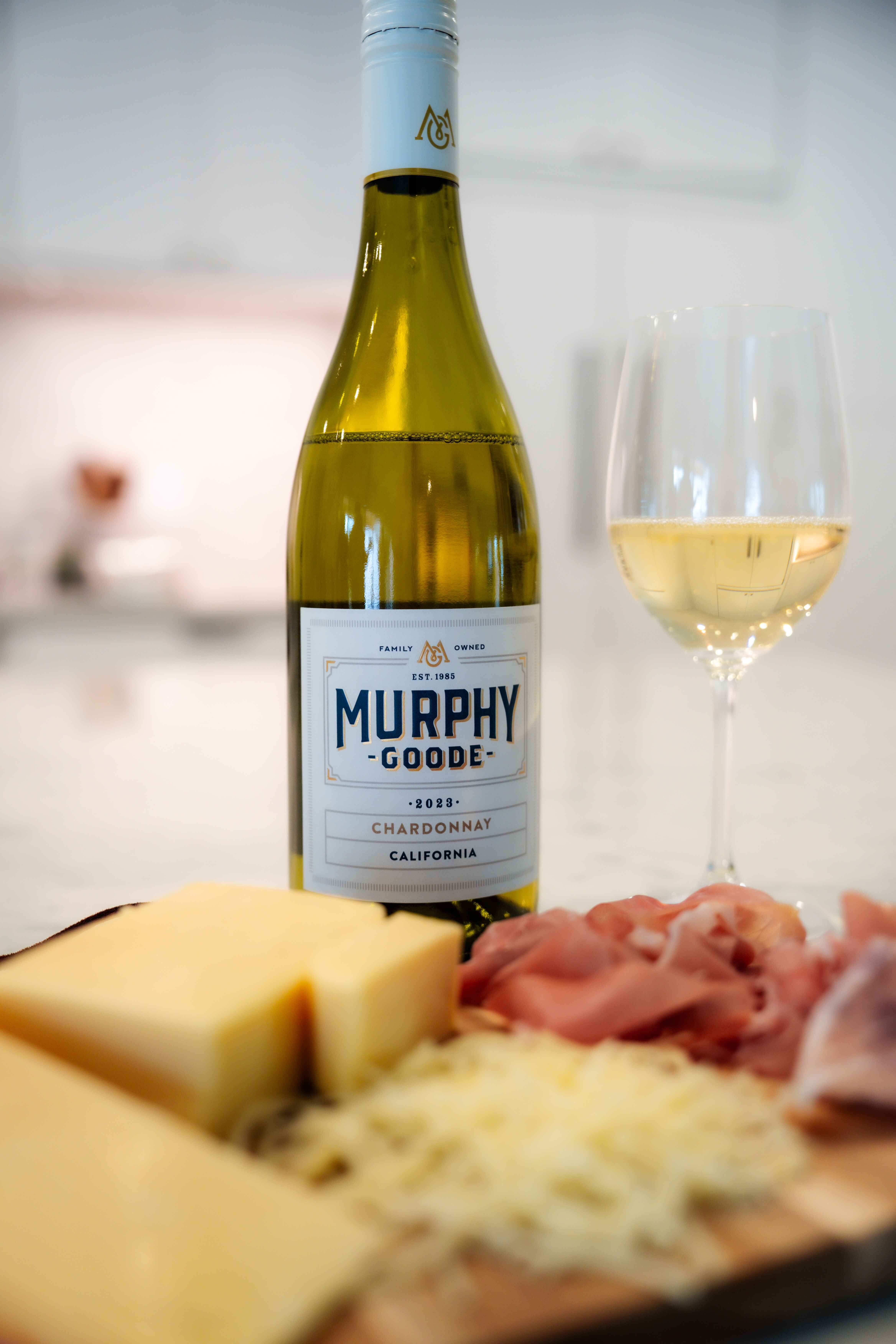 Murphy-Goode Chardonnay with Cheese