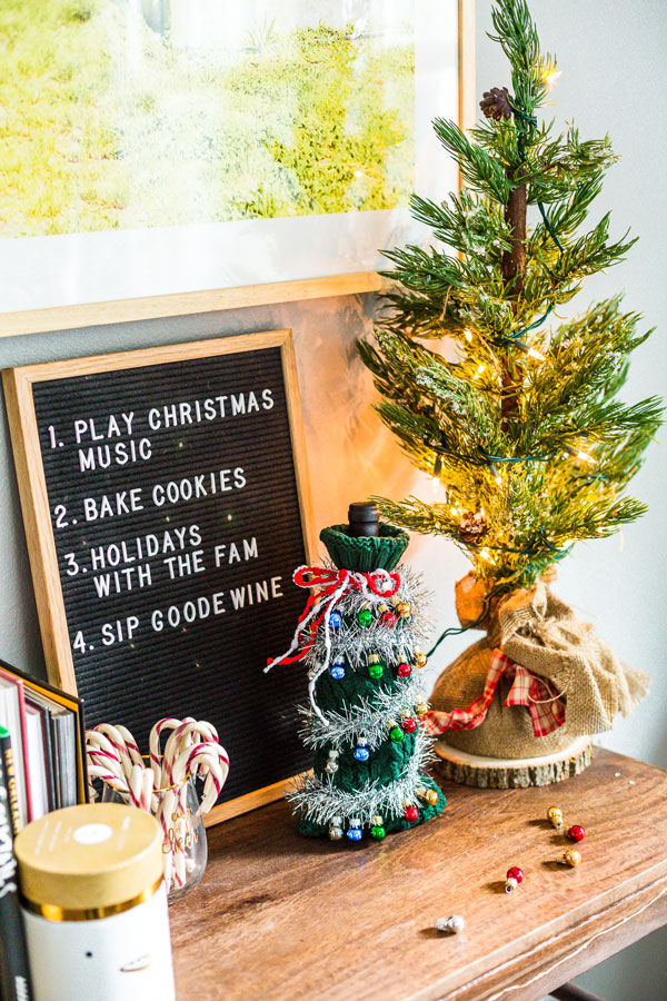 DIY Ugly Wine Christmas Sweater