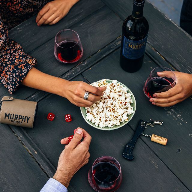 Liar's Dice with wine Liar's Dice with wine