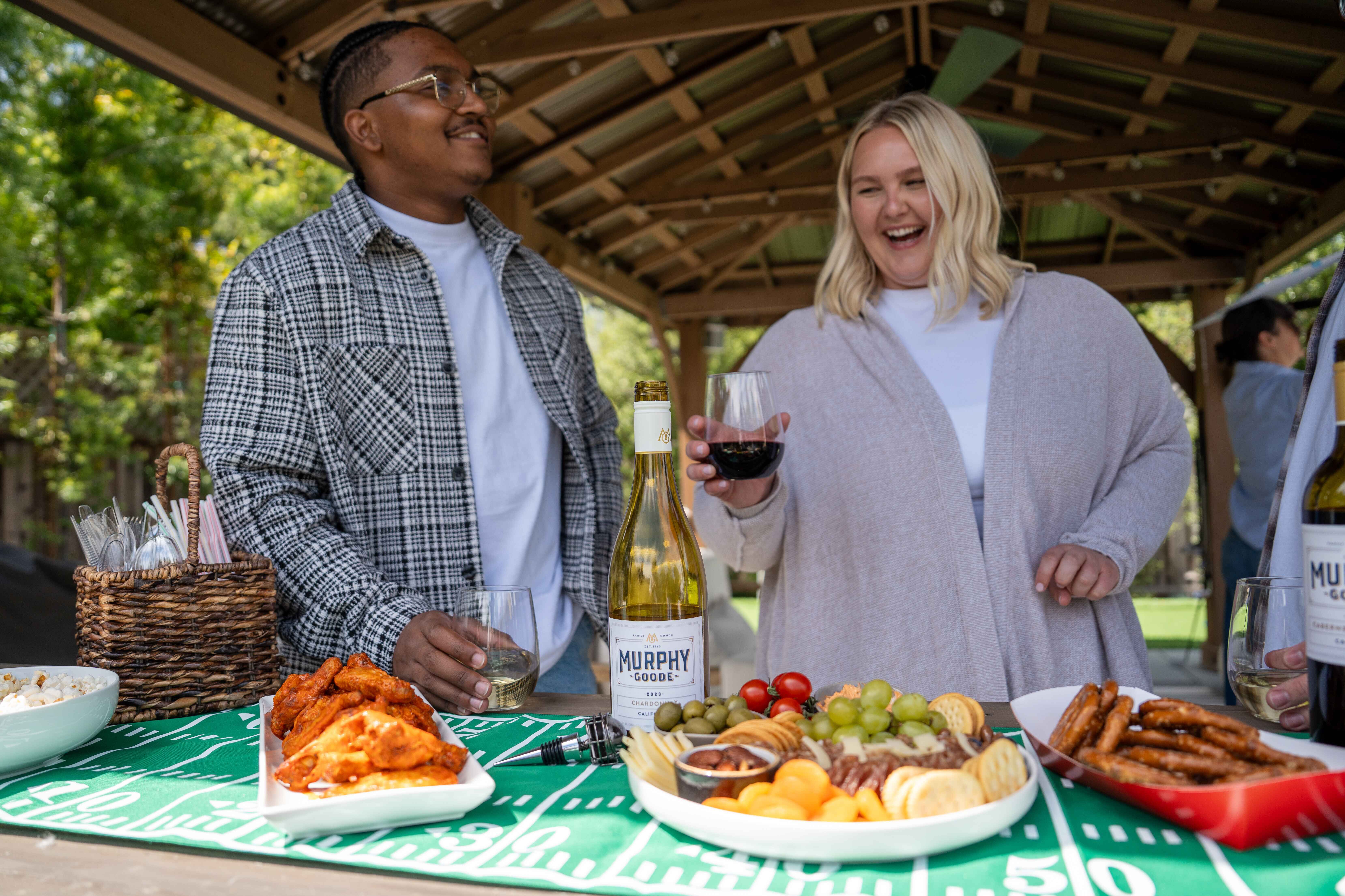 Cheers with Murphy-Goode Wine