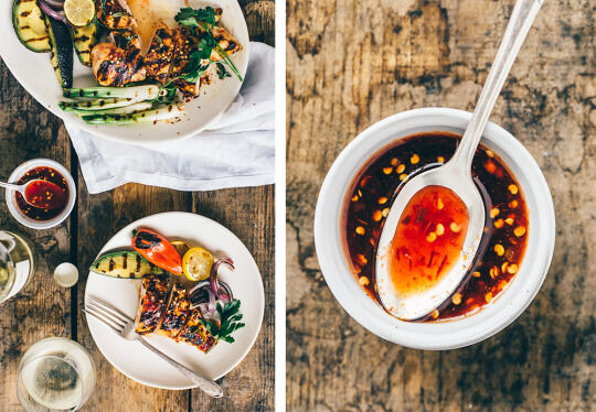 Honey Chicken and sauce